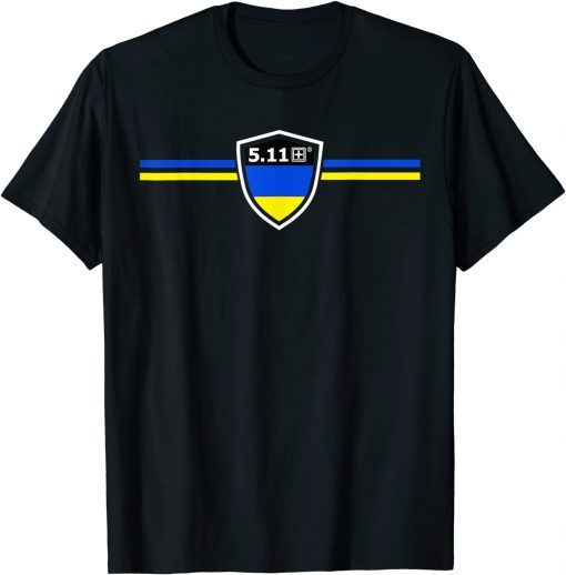 President Zelensky 5.11 Ukraine Flag Support Ukraine T-Shirt