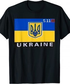 President Zelensky 5.11 Ukraine Flag T-Shirt