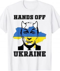 Putin Hands Off Ukraine I Stand With Ukraine Ukrainian Peace T-Shirt