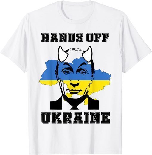 Putin Hands Off Ukraine I Stand With Ukraine Ukrainian Peace T-Shirt