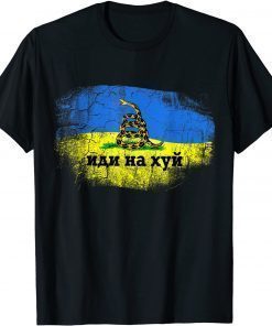 Russian Warship, Snake Flag, Ukrainian Flag T-Shirt