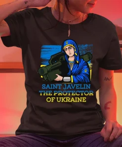 Saint Javelin The Protector Of Ukraine Stand With Ukaine Shirt