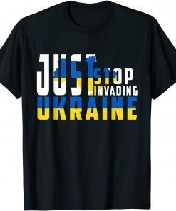 Save Russia And Stop The War Support Ukraine Ukrainian T-Shirt