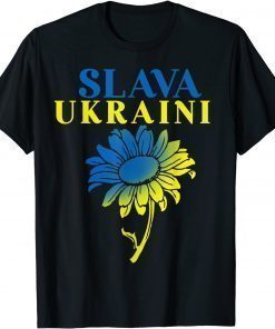 Slava Ukraini Sunflower Ukraine T-Shirt