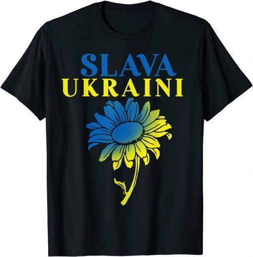 Slava Ukraini Sunflower Ukraine T-Shirt