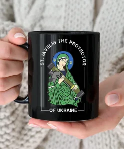 St. Javelin The Protector Of Ukraine Coffee Mug