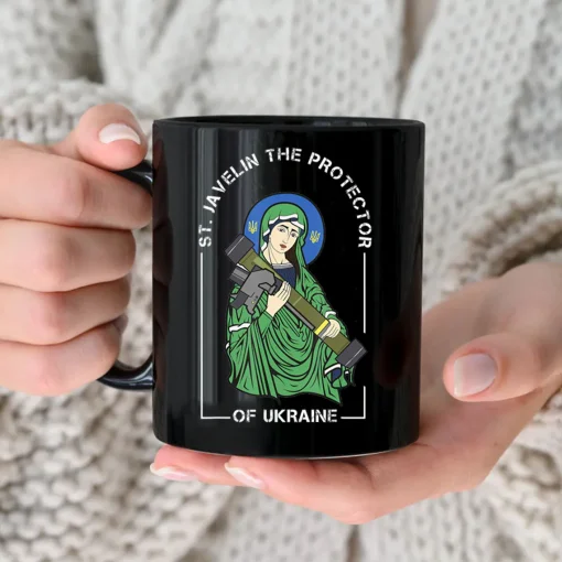 St. Javelin The Protector Of Ukraine Coffee Mug