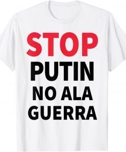 Stop Putin No Ala Guerra T-Shirt