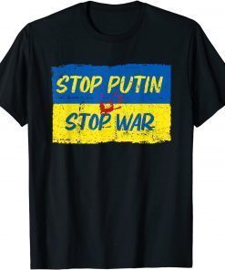 Stop Putin, Stop War, Support Ukraine, Stand With Ukraine T-Shirt