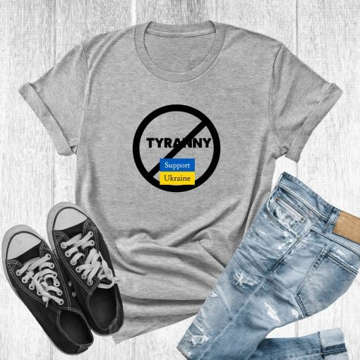 Stop Russian Stop Tyranny Support Ukraine Women's Shirt