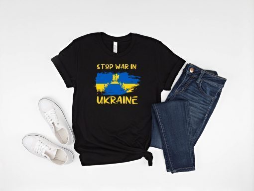 Stop War In Ukraine Peace Not War Pray For Ukraine Shirt