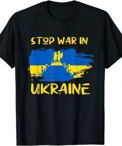 Stop War In Ukraine Support Ukrainians My Son And Daughter T-Shirt