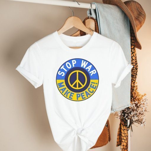 Stop War Make Peace Hippie Ukraine Shirt