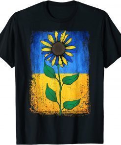 Sunflower Ukraine Flag vintage shirt I Stand With Ukraine T-Shirt