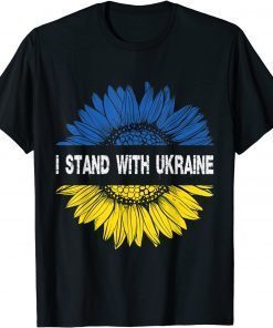 Sunflower Ukrainian Lover I Stand With Ukraine T-Shirt