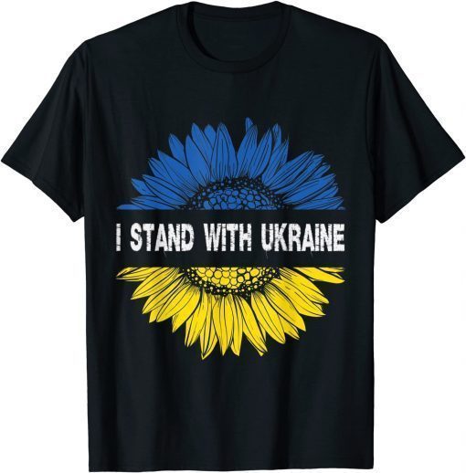 Sunflower Ukrainian Lover I Stand With Ukraine T-Shirt