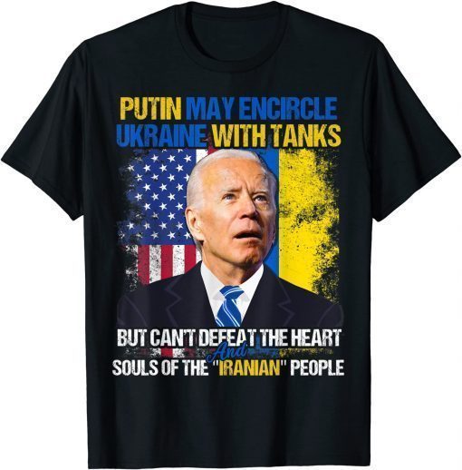 Support Ukraine Anti Biden America Ukrainian Flag Ukraine T-Shirt