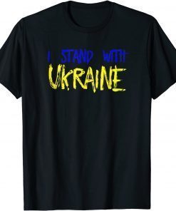 Support Ukraine I Stand With Ukraine Prayer for Peace T-Shirt