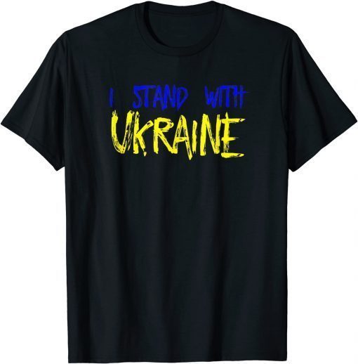 Support Ukraine I Stand With Ukraine Prayer for Peace T-Shirt