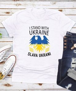 Support Ukraine I Stand With Ukraine Slava Ukrani Shirt