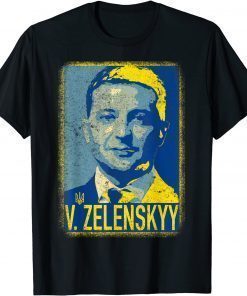 Support Ukraine I Stand With Ukraine Volodymyr Zelensky T-Shirt