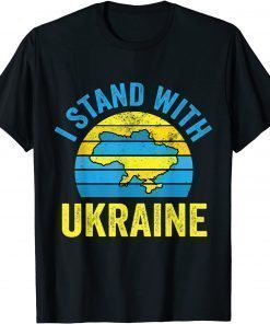 Support Ukraine I Stand with Support Ukraine T-Shirt