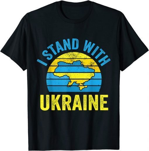 Support Ukraine I Stand with Support Ukraine T-Shirt