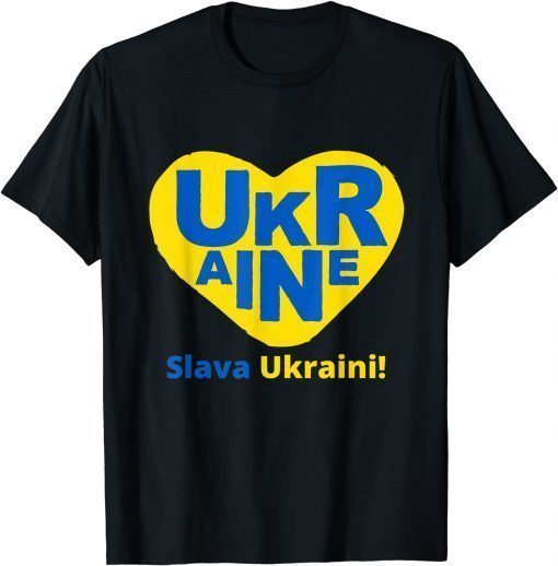 Support Ukraine Patriot I Stand With Ukraine Ukrainian Flag T-Shirt