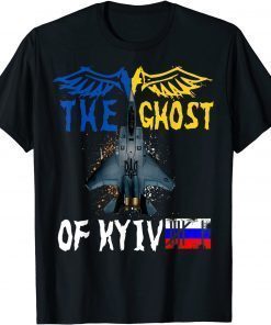 The Ghost of Kyiv, Stand With Ukraine Ukrainian Flag T-Shirt