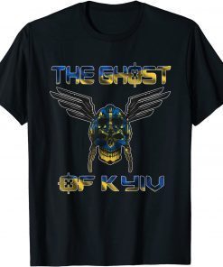 The Ghost of Kyiv, Stand With Ukraine Ukrainian Flag T-Shirt