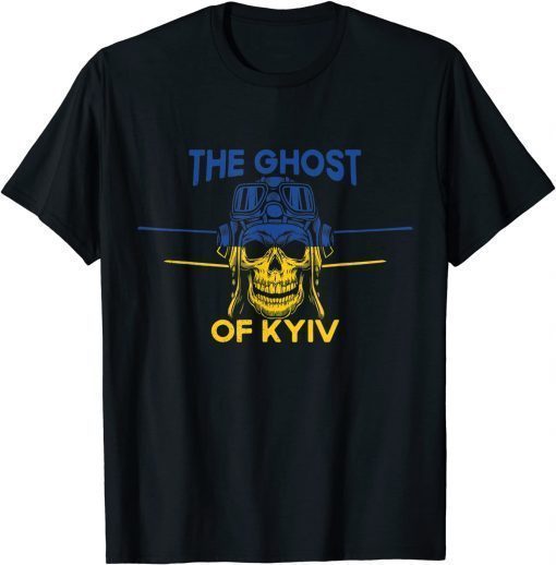 The Ghost of Kyiv, Stand With Ukraine flag Support Ukraine T-Shirt