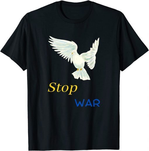 Ukraine Peace Dove Stop War T-Shirt