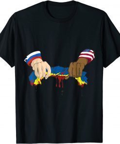 Ukrainian American Flag T-Shirt