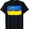 Ukrainian Farmer Steals Tank Ukrainian Flag T-Shirt