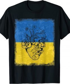 Ukrainian Lover I Stand With Ukraine Heart T-Shirt