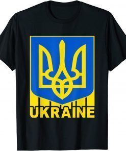 Ukrainian people Vintage Ukraine Flag T-Shirt