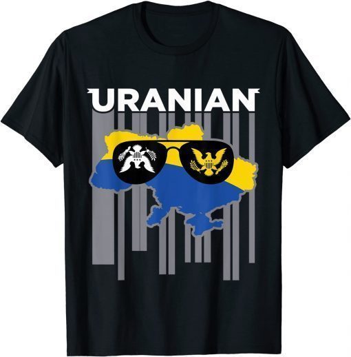 Uranian Biden Country Mispronunciation Ukraine Sunglasses T-Shirt