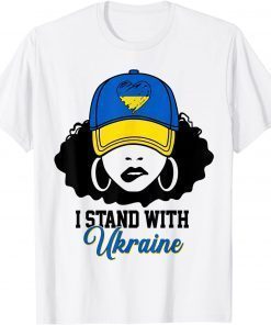 Women Girl Ukraine I Stand With Ukraine Support Ukraine T-Shirt