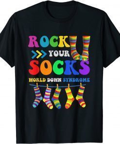 World Down Syndrome Day Awareness Rock Your Socks T-Shirt