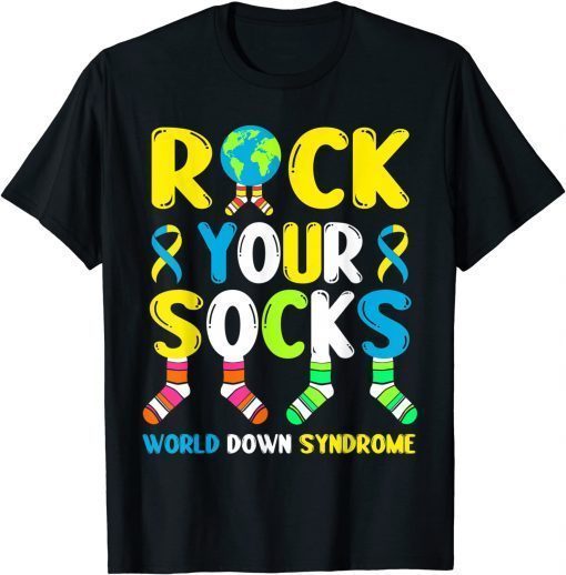 World Down Syndrome Day Rock Your Socks Awareness T-Shirt