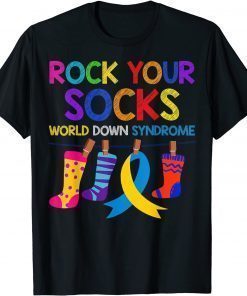 World down syndrome day 2022 socks WDSD T-Shirt