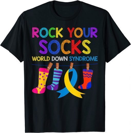 World down syndrome day 2022 socks WDSD T-Shirt