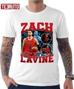 Zach Lavine Chicago Vintage Retro 80s 90s Bootleg T-Shirt