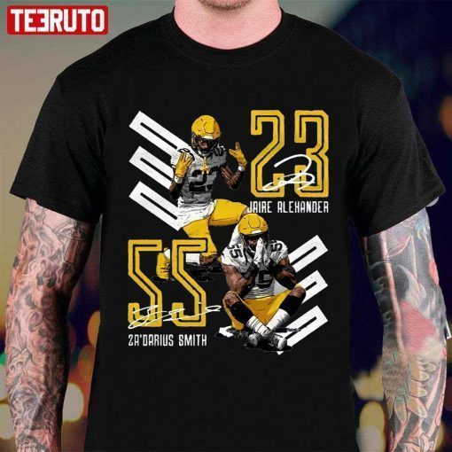 Za’darius Smith And Jaire Alexander For Green Bay Packers Shirt