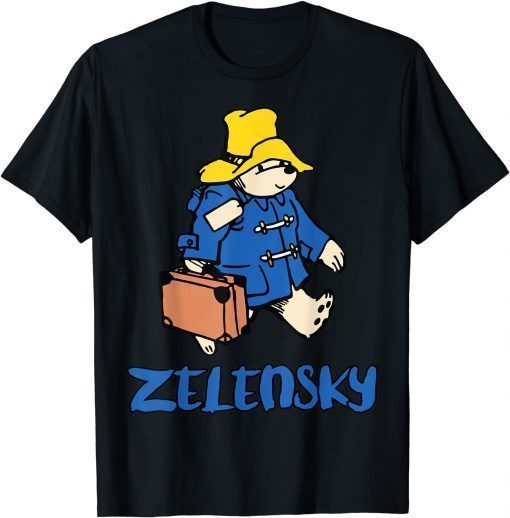 Zelensky Bear I Stand With Ukraine Voiced T-Shirt