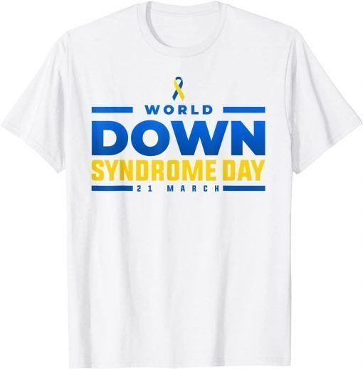 world down syndrome day awareness socks down right perfect T-Shirt