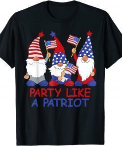 4th Of July 2022 Patriotic Three Gnomes American USA Limited Shirt