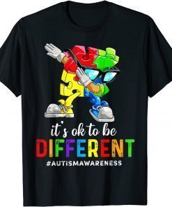 Autism Awareness Acceptance Women Kid Its Ok To Be Different T-Shirt