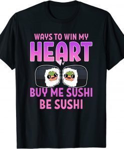 Cute Sushi Hug Maki Anime Figure Japanese Manga T-Shirt