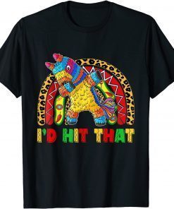 Dabbing Pinata I Would Hitting Happy Cinco de Mayo Rainbow Tee Shirt